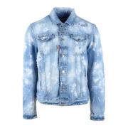 Dsquared2 Bomull ytterkläder jacka Blue, Herr