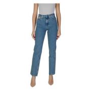 Calvin Klein Jeans Regular Women's Jeans Vår/Sommar Kollektion Blue, D...