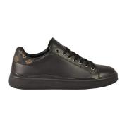 Guess Lädersneakers med Gummisula Black, Dam