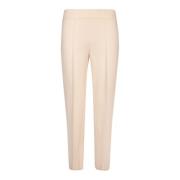 Blanca Vita Vita höga midjade trumpetbyxor Beige, Dam