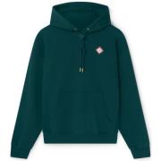 Casablanca Grön Diamantlogotyp Hoodie Green, Herr