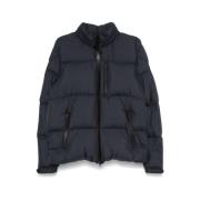 Moncler Marinblå Pufferjacka med Dunfyllning Blue, Herr