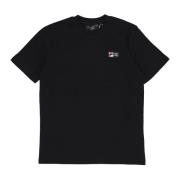 Propaganda Svart T-shirt med Fila-logotyp Black, Herr