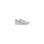 Calvin Klein Jeans Suede Leather Sneaker Women's Collection White, Dam