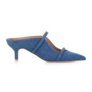 Malone Souliers Denim Jeans Sabot Skor Blue, Dam