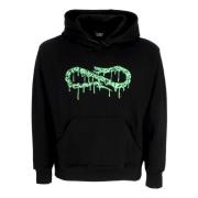 Propaganda Svart Logo Hoodie med Framficka Black, Herr