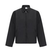 Daily Paper Monokrom Track Jacket med Justerbar Hem Black, Herr