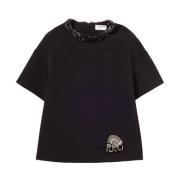 Emilio Pucci Svart T-shirt för kvinnor Black, Dam