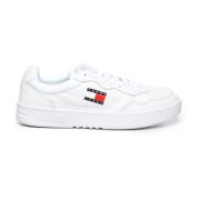 Tommy Hilfiger Vita Sneakers med Färgblockmönster White, Herr