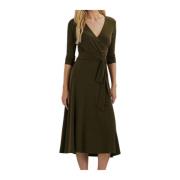 Ralph Lauren Midi Klänning Green, Dam