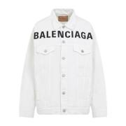 Balenciaga Vit Bomullsjacka White, Dam