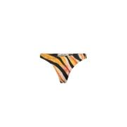 Roberto Cavalli Zebra-Print Bikini Briefs Medium Coverage Multicolor, ...