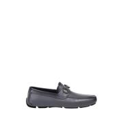 Salvatore Ferragamo Mörk Regn Loafer Black, Herr