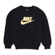 Nike Guld Crewneck Sportswear Club Fleece Black, Herr