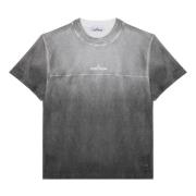 Stone Island Kortärmad rund hals T-shirt Gray, Herr