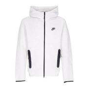 Nike Tech Fleece Windrunner Hoodie White, Herr