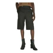 Vivienne Westwood Rutigt Mönster Ull Shorts Black, Herr