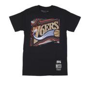 Mitchell & Ness NBA Big Face Tee Svart Black, Herr