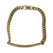 Dior Vintage Pre-owned Metall armband Yellow, Dam