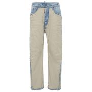 Dsquared2 Beige Inside-Out Denim Jeans Beige, Herr