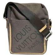 Louis Vuitton Vintage Pre-owned Canvas crossbodyvskor Brown, Dam