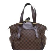 Louis Vuitton Vintage Pre-owned Canvas louis-vuitton-vskor Brown, Dam