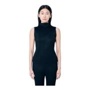 Issey Miyake Veckad linne Black, Dam