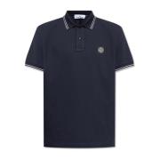 Stone Island Bomullspolo Blue, Herr