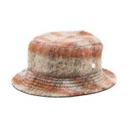 Our Legacy Check Mohair Bucket Hat Multicolor, Herr