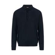 K-Way Merinoull polo skjorta Blue, Herr