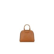 Givenchy Cube Mini Läderhandväska Brown, Dam