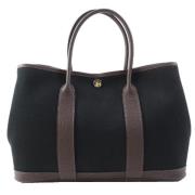 Hermès Vintage Pre-owned Canvas totevskor Black, Dam