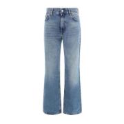 Haikure Klassiska Korea Jeans med Fem Fickor Blue, Dam