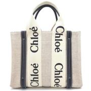 Chloé Pre-owned Pre-owned Canvas totevskor White, Dam