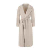 Max Mara Beige Ull Wrap Kappa Beige, Dam