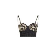 Roberto Cavalli Sicily Queen Bustier med Undertrådede Kåpor Multicolor...