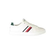 Tommy Hilfiger Vita Läder Herr Sneakers White, Herr