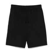 Y-3 Svarta Shorts med Dragsko och Fickor Black, Unisex