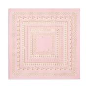 Versace Rosa Kedja-Link Print Halsduk Pink, Dam