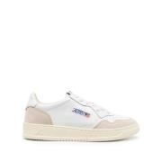 Autry Vintage-inspirerade låga mockasinsneakers i vitt White, Herr