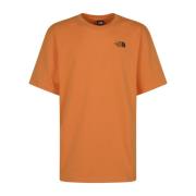 The North Face Grafisk T-shirt i aprikosglas Orange, Herr