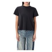 MM6 Maison Margiela Panel-T-shirt Black, Dam