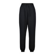 Moncler Svarta Sweatpants Vår-Sommar 2025 Modern Design Black, Dam