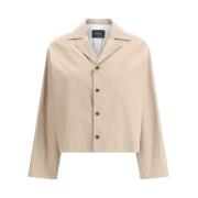 Fabiana Filippi Klassisk Trenchjacka med Applikationsficka Beige, Dam