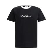 Off White Ikonisk Monogram Citat T-shirt Black, Herr