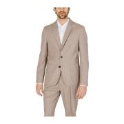 Antony Morato Beige Polyesterblandning Vårdräkt Beige, Herr