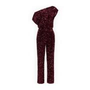 Elisabetta Franchi Stilren Jumpsuit för Müheless Stil Red, Dam