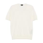 Tom Ford Vita T-shirts och Polos White, Herr