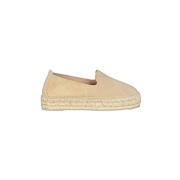 Manebí Mocka Plattform Espadriller med Jutesula Beige, Dam