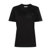 Golden Goose Stella Logo Print Bomull T-shirt Black, Dam